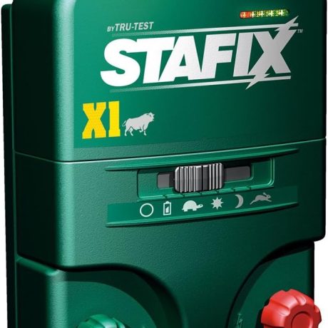 STAFIX X1 ENERGISER ( temp or small agric free standing  mains or 12v 10kms.15 acres ) ENER0019
