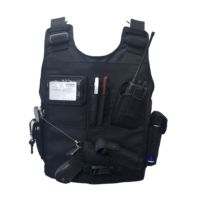 Reaction Officer Bullet Proof Vest level 11 soft armour 9mm to .357 magnum Plates can be added to AK47 GEQR0158