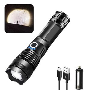 TACTICAL FLASHLIGHT XHP50 3000 LUMENS (WITH HOLDING CASE) LTBF0004
