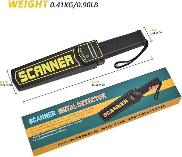 Hand Held Metal Detector | Portable Security Scanner - Security Shop ...