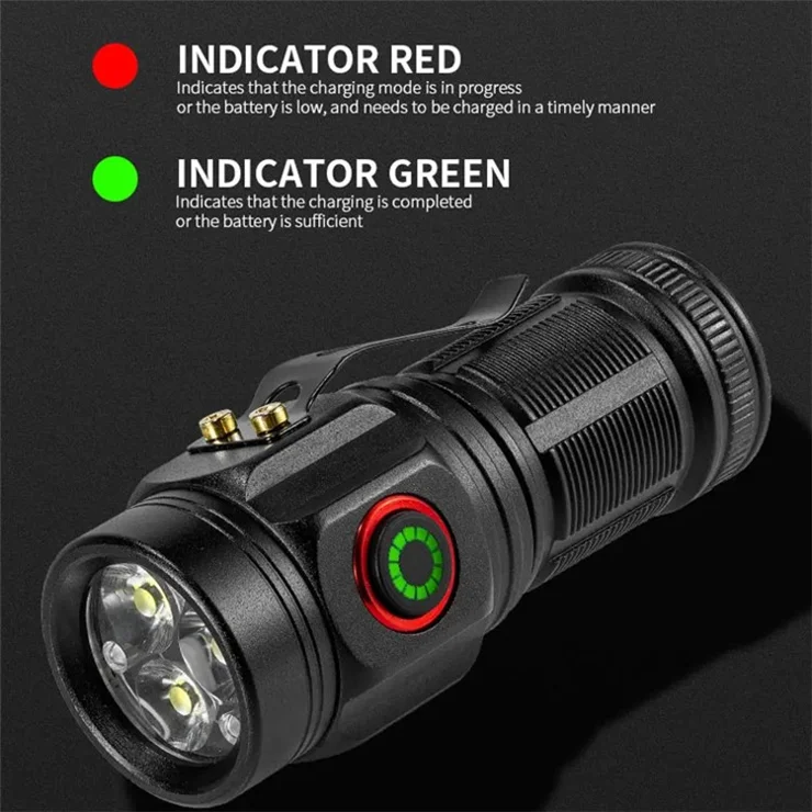 TORCH MINI HIGH POWER W5182 3 LED 3 MODES RECHARGABLE LTBF0160