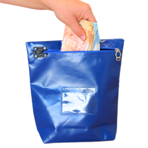 MONEY BAGS PVC THAT TAKE SECURITY SEAL SAFE0153