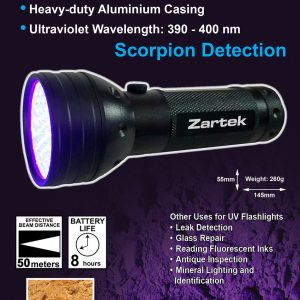 ZARTEK ZA-495 Scorpion UV Torch LED