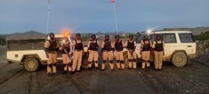 Swivel Armed Mine Security