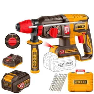 Cordless Rotary Hammer SDS Battery and Charger Kit INGCOCRHLI422682
