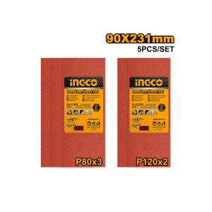 5 PCS Sanding Sheet Set INGCOAKFS264115