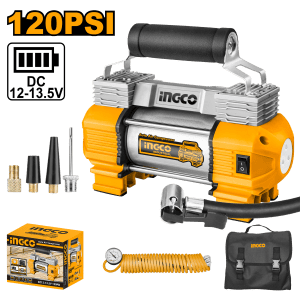 Auto Air Compressor 12V 18A (120PSI/8BAR) INGCOAAC2508