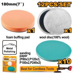 Polisher Polishing Grinding Set INGCOAPG18012