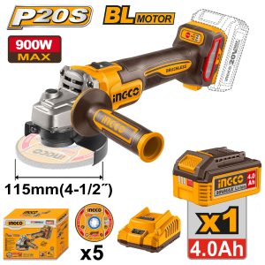 Cordless Angle Grinder INGCOCAGLI261521
