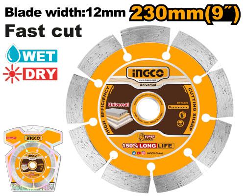 Dry Diamond Disc 230mm (9inch) INGCODM0123013