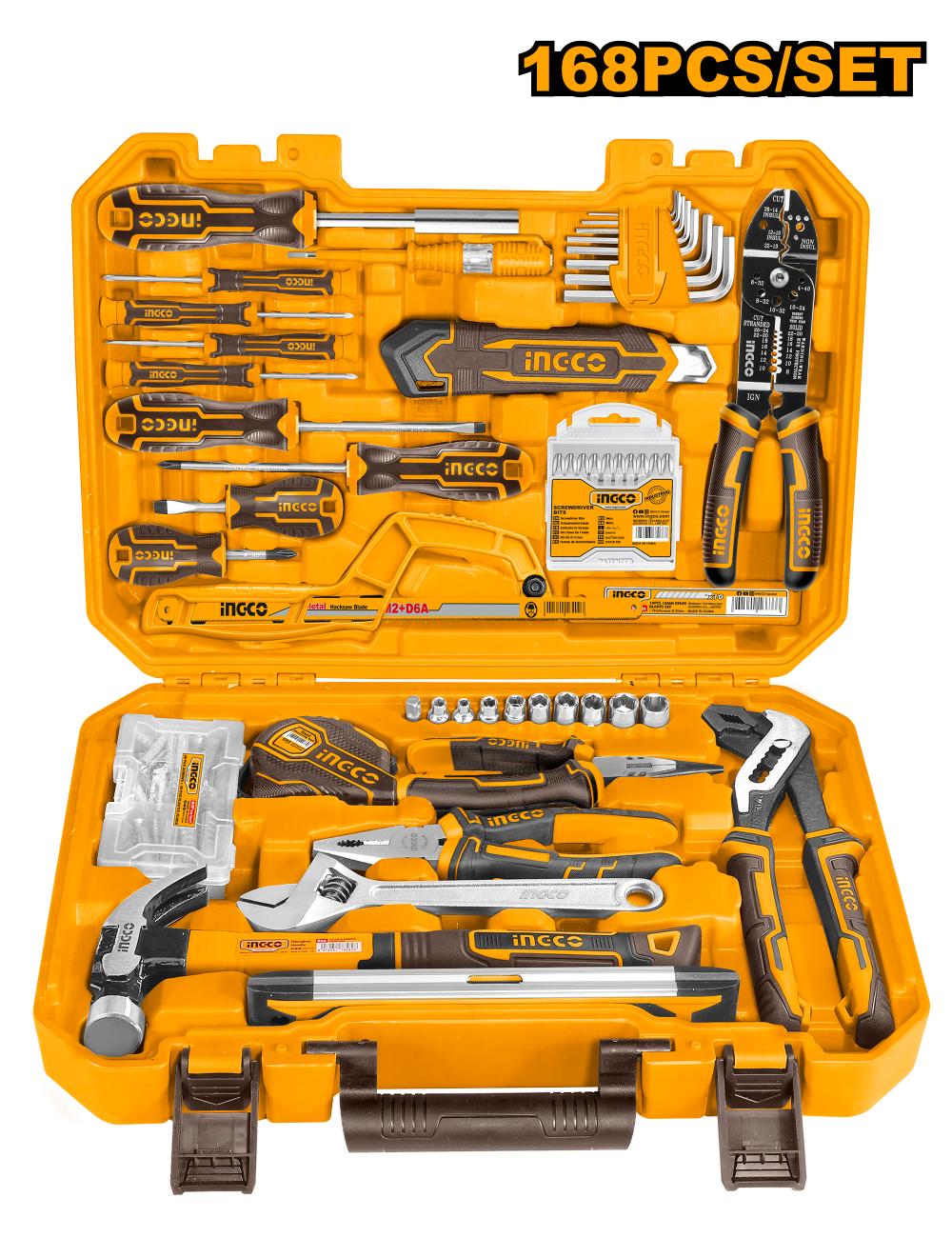 168 PCS Handtools Set INGCOHKTHP21681