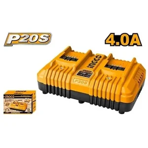 INGCO P20S Battery Charger 21V 4A FCLI2034 | Fast Lithium-Ion Charger | Zimbabwe