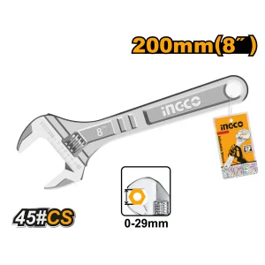 Adjustable Wrench 200mm 8IN INGCOHADW131082