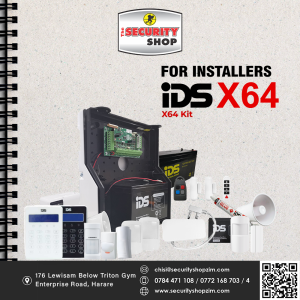 IDS X64 Kit Panel LCD Siren 1x 24VDC PSU 1x Battery Accessory Kit 901-X64-KIT40 ALEQ0029AAA