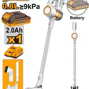 INGCO Li-Ion Cordless Vacuum Cleaner 20V 0.8L CVLI2006 | Stick Vacuum | Zimbabwe