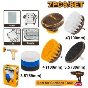 7PCS CLEANING BRUSH SET INGCOWCB0701
