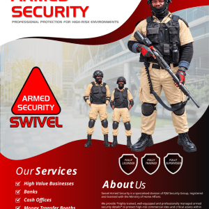 1 x 12hrs Swivel Armed Guard Commercial Harare