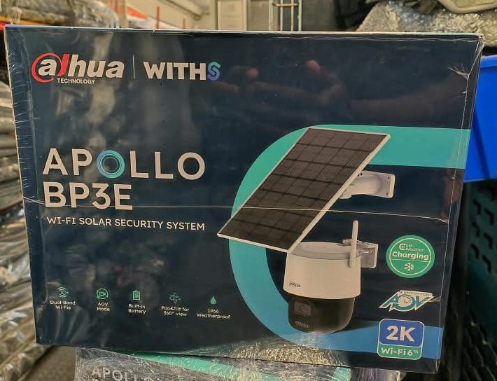 Dahua Solar Wifi Only 4MP PAN TILT Network Camera Solar Apollo BP3E Ai Sound Light CCIN0109B